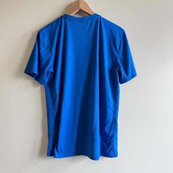 Nike Dri fit Athletic tee Shirt short sleeve Blue Mens Size M‎ Running - Picture 3 of 3